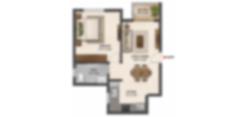 Ashar Dombivli East 2 BHK Floor Plans